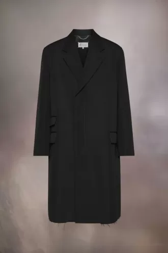 Abrigo de lana y seda de Maison Margiela