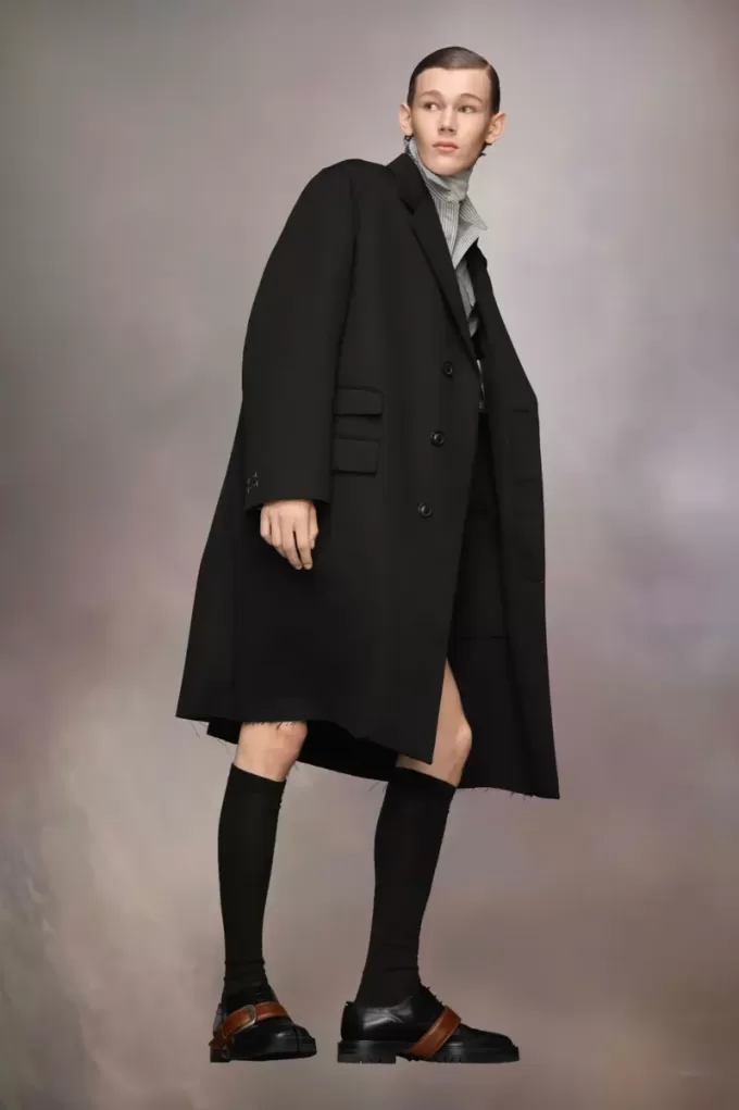 Abrigo de lana y seda de Maison Margiela Abrigo de lana y seda de Maison Margiela