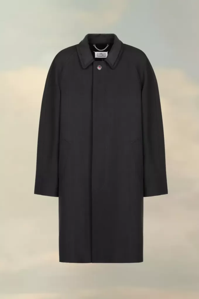 Abrigo de viscosa de lana de Maison Margiela Abrigo de viscosa de lana de Maison Margiela