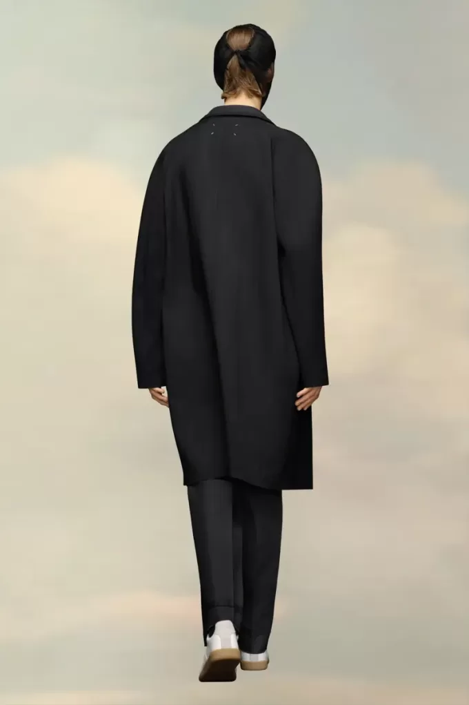 Abrigo de viscosa de lana de Maison Margiela Abrigo de viscosa de lana de Maison Margiela