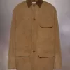 Abrigo encerado con cuello de pana Abrigo encerado con cuello de pana