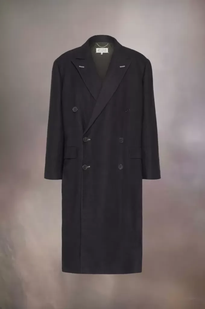 Abrigo largo tejido de Maison Margiela Abrigo largo tejido de Maison Margiela