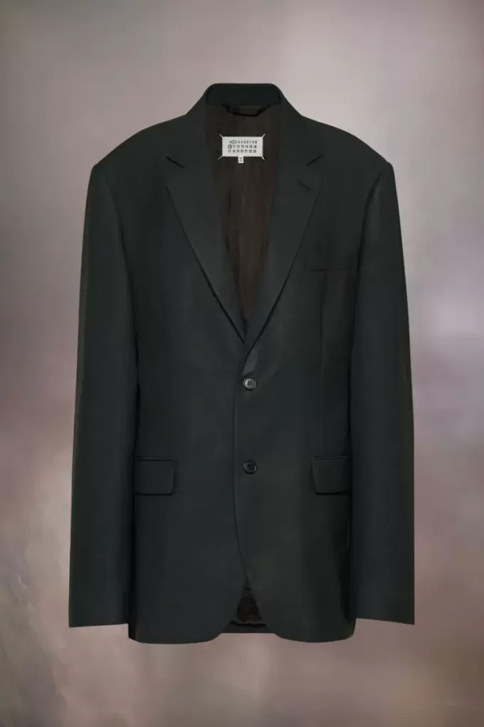 Blazer de lana mohair de Maison Margiela