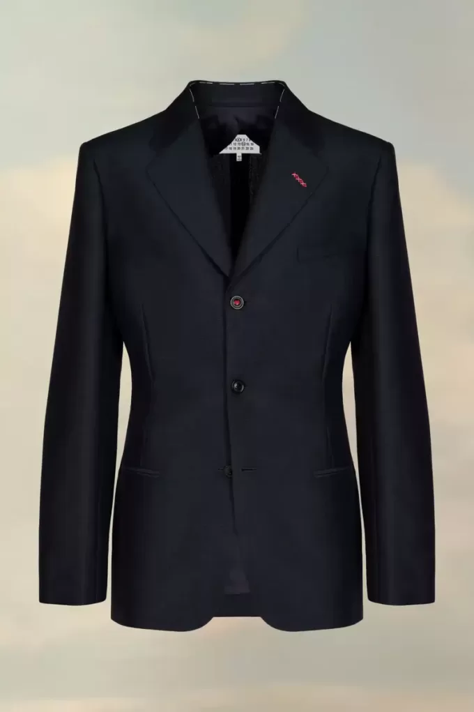 Blazer de sarga de lana de Maison Margiela Blazer de sarga de lana de Maison Margiela