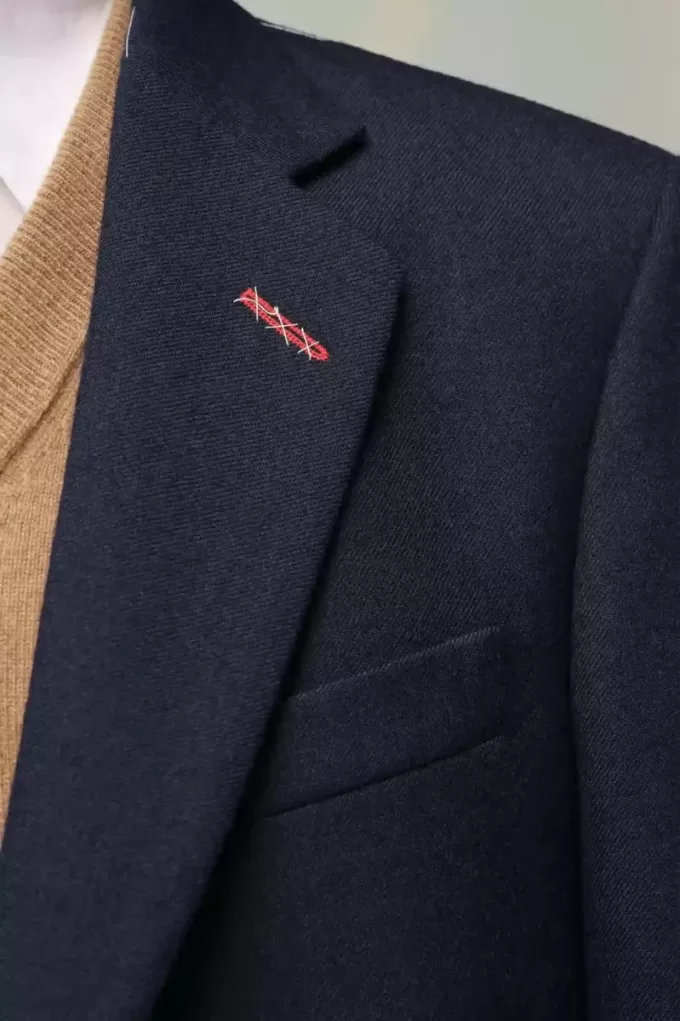 Blazer de sarga de lana de Maison Margiela Blazer de sarga de lana de Maison Margiela