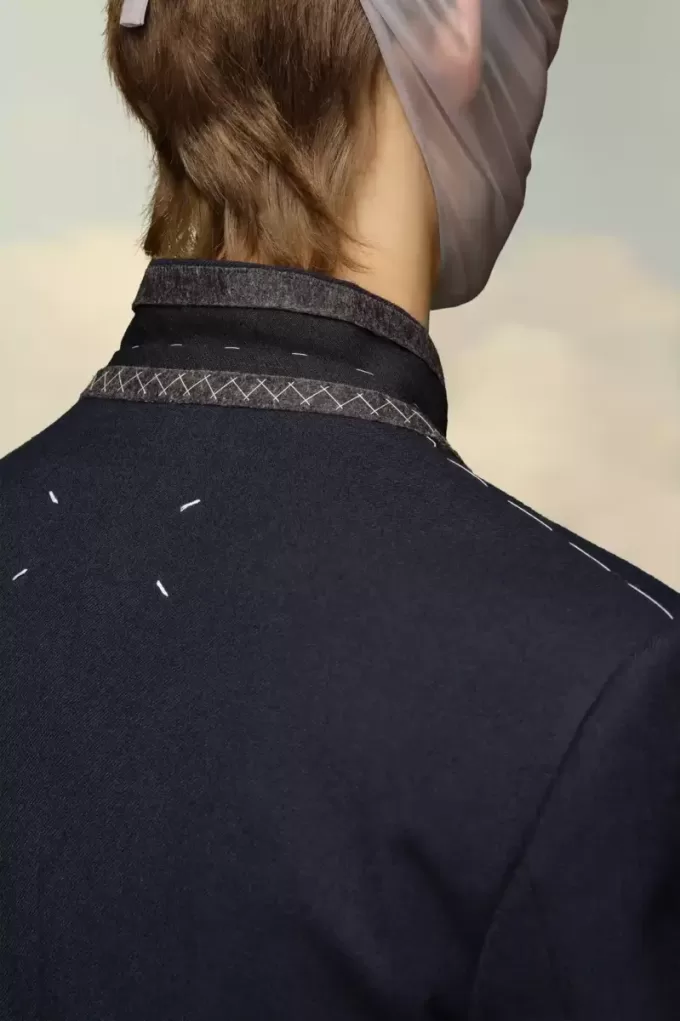 Blazer de sarga de lana de Maison Margiela Blazer de sarga de lana de Maison Margiela