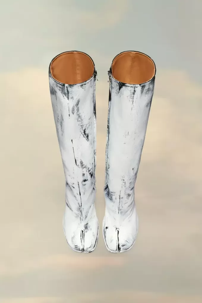 Botas Tabi Bianchetto hasta la rodilla Botas Tabi Bianchetto hasta la rodilla