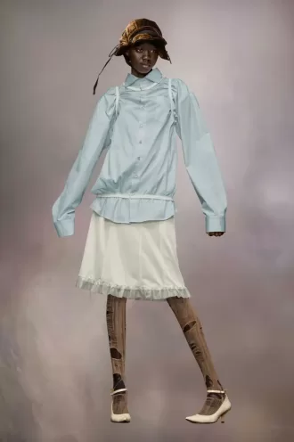 Camisa con ribete de Maison Margiela