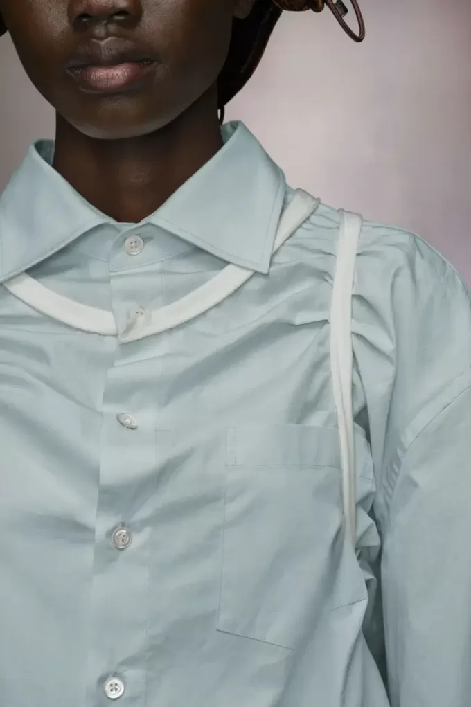 Camisa con ribete de Maison Margiela Camisa con ribete de Maison Margiela