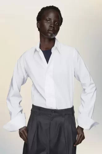 Camisa de algodón Maison Margiela