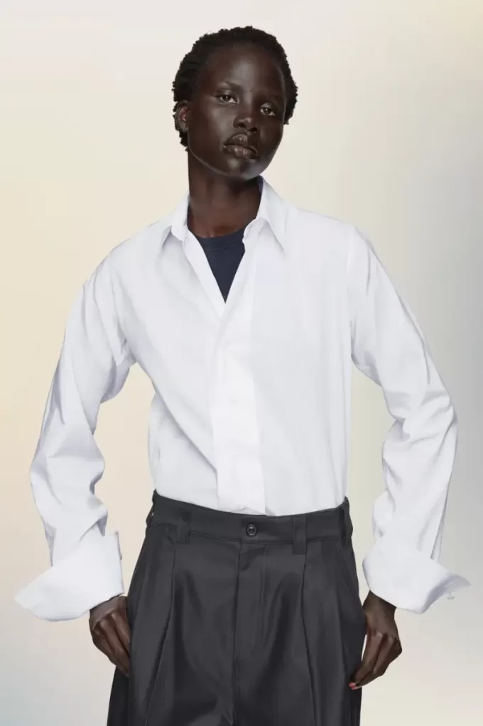 Camisa de algodón Maison Margiela Camisa de algodón Maison Margiela