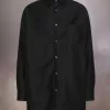 Camisa de algodón satinado acolchada Camisa de algodón satinado acolchada