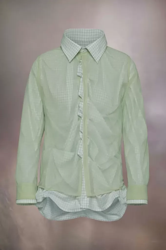 Camisa de capas de Maison Margiela Camisa de capas de Maison Margiela