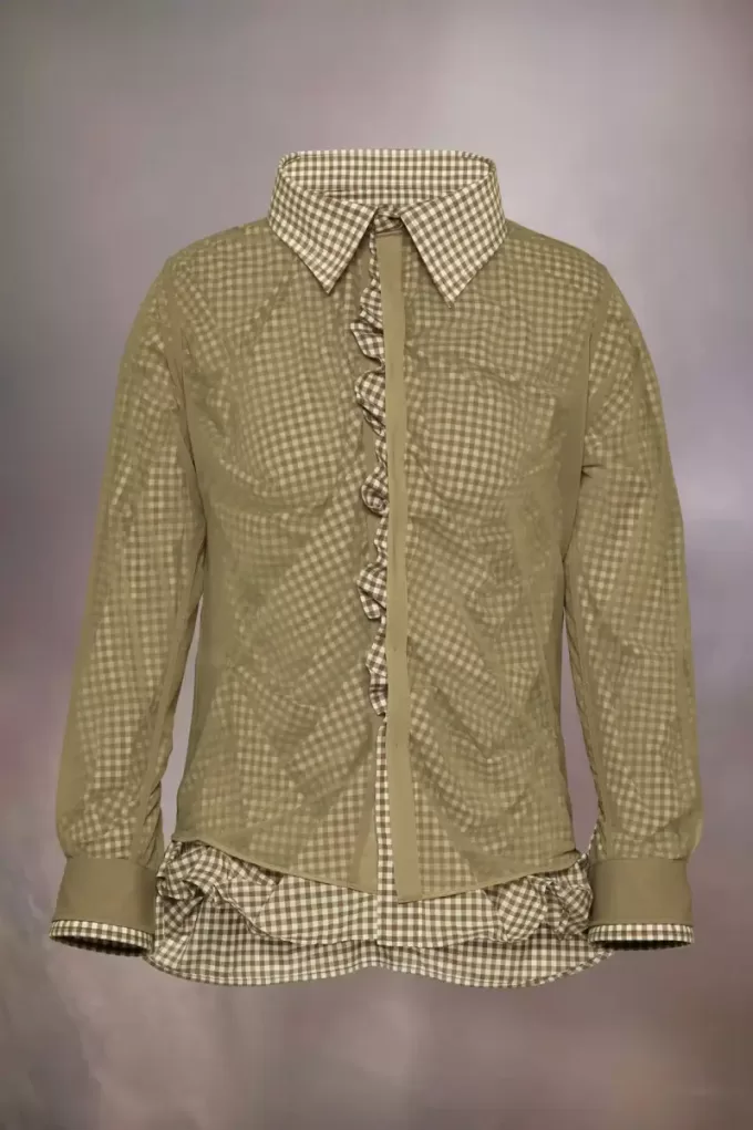 Camisa de capas de Maison Margiela Camisa de capas de Maison Margiela