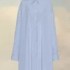Camisa de popelina de algodón con raya diplomática Camisa de popelina de algodón con raya diplomática
