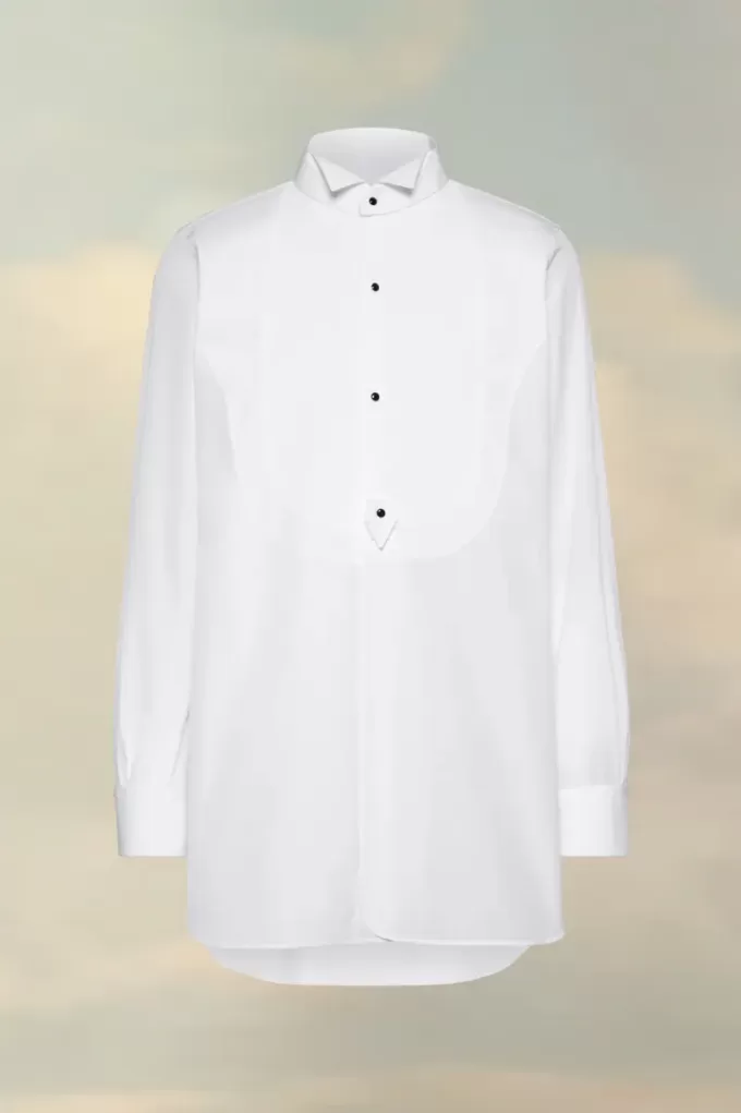 Camisa de popelina de algodón de Maison Margiela Camisa de popelina de algodón de Maison Margiela