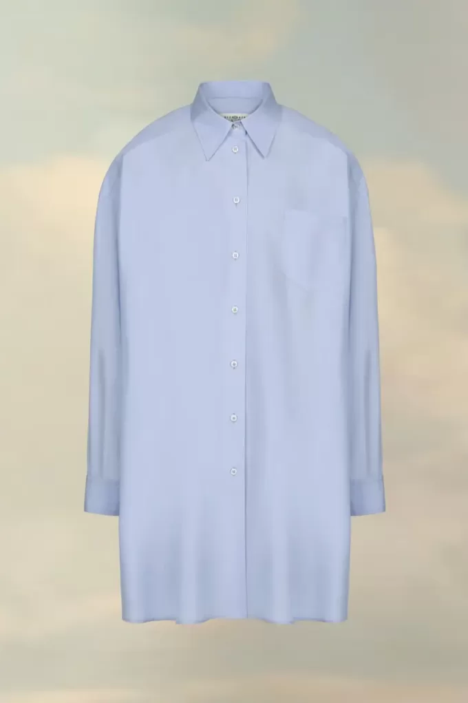 Camisa de popelina de algodón de Maison Margiela Camisa de popelina de algodón de Maison Margiela