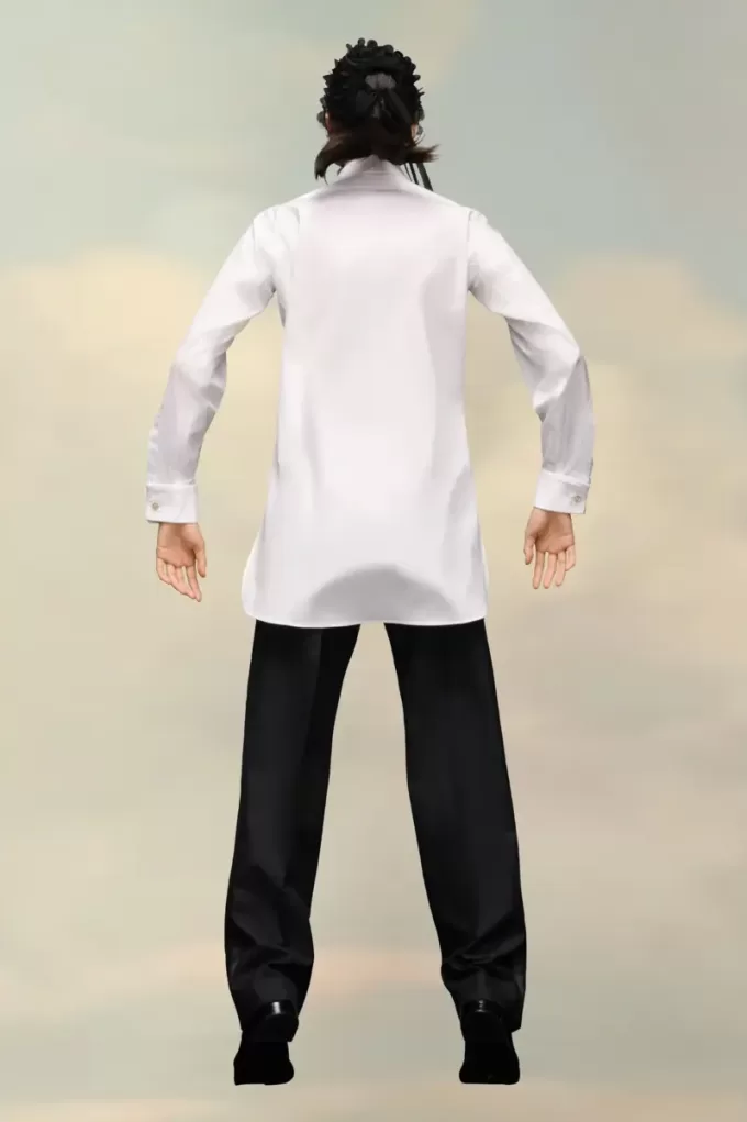 Camisa de popelina de algodón de Maison Margiela Camisa de popelina de algodón de Maison Margiela