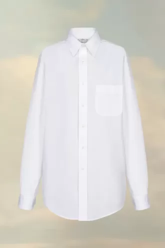 Camisa de popelina de algodón ecológico