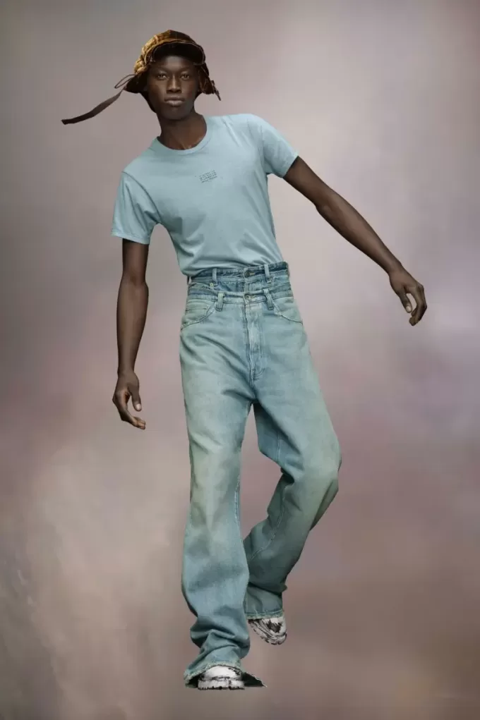Camiseta con el logotipo del sello de Maison Margiela Camiseta con el logotipo del sello de Maison Margiela