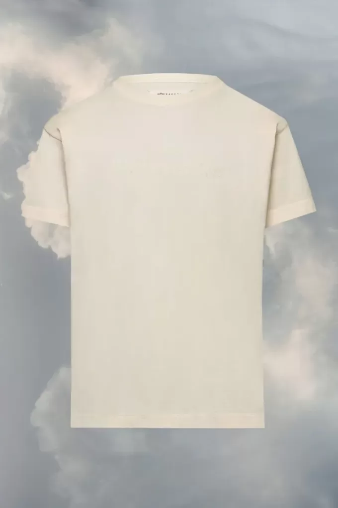 Camiseta con logo invertido