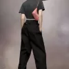 Camiseta con logo invertido