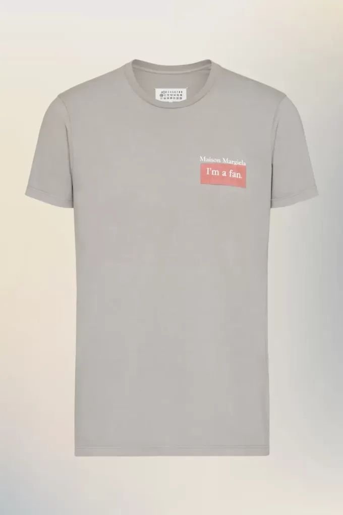 Camiseta con parche del logotipo de Maison Margiela
