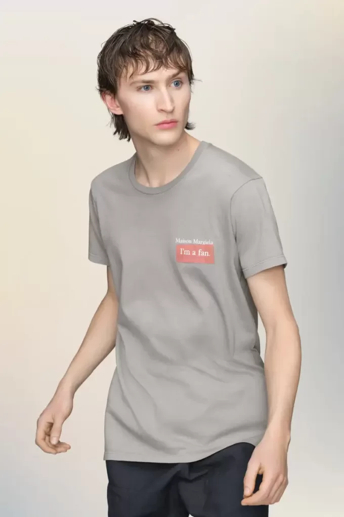Camiseta con parche del logotipo de Maison Margiela