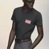 Camiseta con parche del logotipo de Maison Margiela Camiseta con parche del logotipo de Maison Margiela
