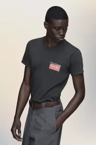 Camiseta con parche del logotipo de Maison Margiela