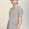Camiseta con parche del logotipo de Maison Margiela