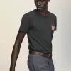 Camiseta con parche del logotipo de Maison Margiela Camiseta con parche del logotipo de Maison Margiela