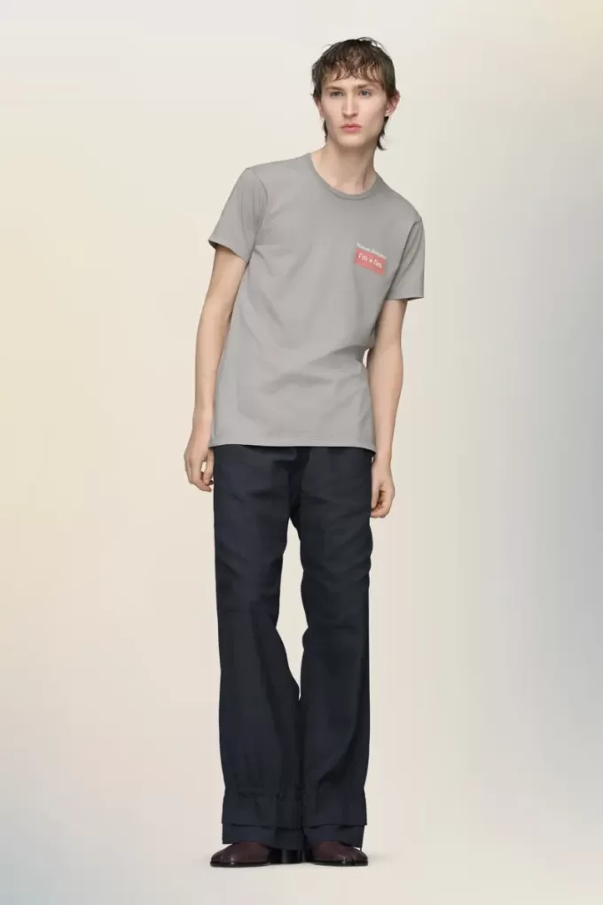 Camiseta con parche del logotipo de Maison Margiela