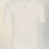 Camiseta de algodón acanalado