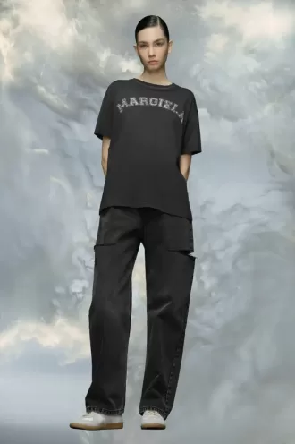 Camiseta de jersey de algodón con logotipo