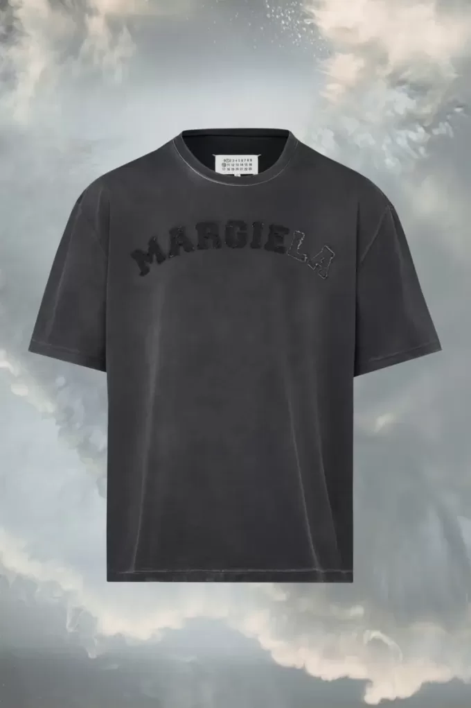 Camiseta de jersey grueso con logotipo