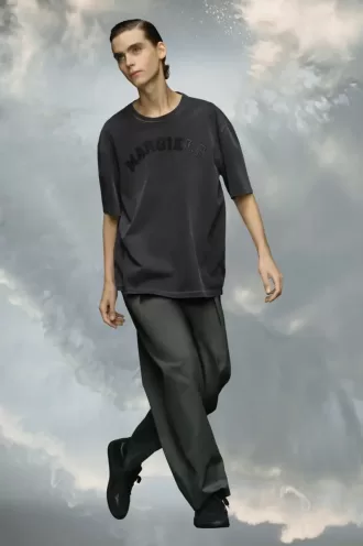 Camiseta de jersey grueso con logotipo