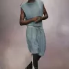 Camiseta de punto de verano con cuello halter Camiseta de punto de verano con cuello halter
