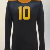 Camiseta universitaria de manga larga