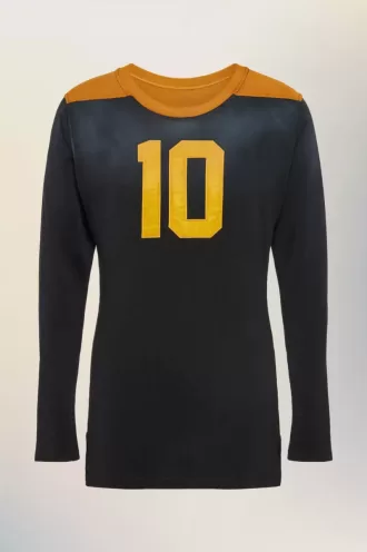 Camiseta universitaria de manga larga