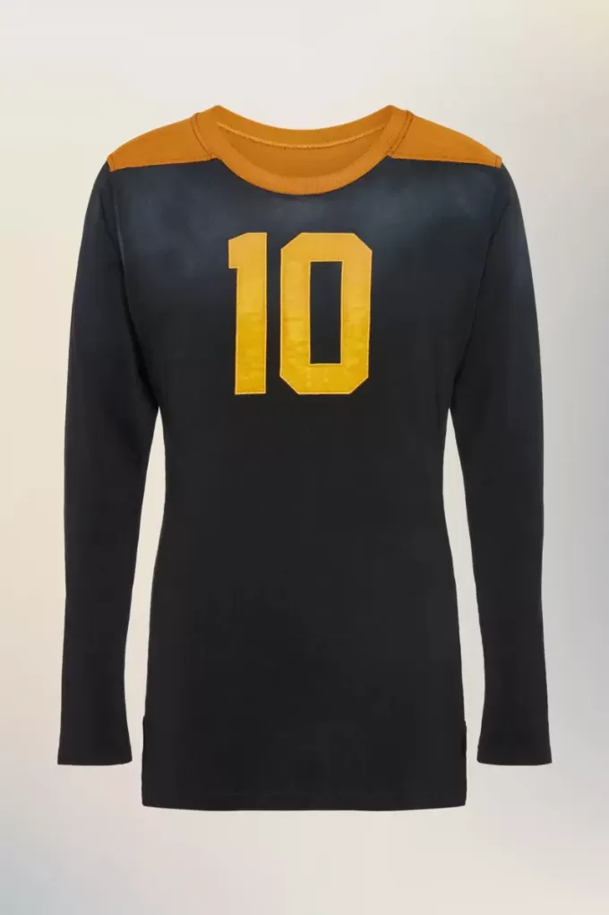 Camiseta universitaria de manga larga