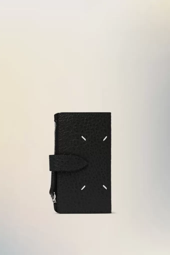 Cartera con cremallera de cuatro puntadas Cartera con cremallera de cuatro puntadas