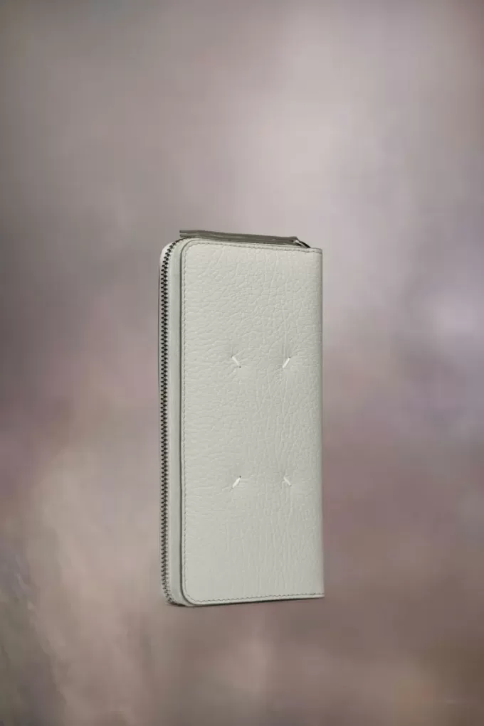 Cartera con cremallera de cuatro puntadas Cartera con cremallera de cuatro puntadas