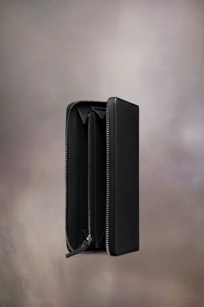 Cartera con cremallera de cuatro puntadas Cartera con cremallera de cuatro puntadas