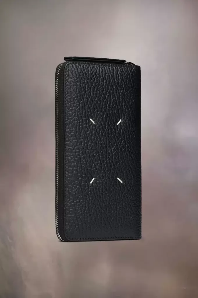 Cartera con cremallera de cuatro puntadas Cartera con cremallera de cuatro puntadas