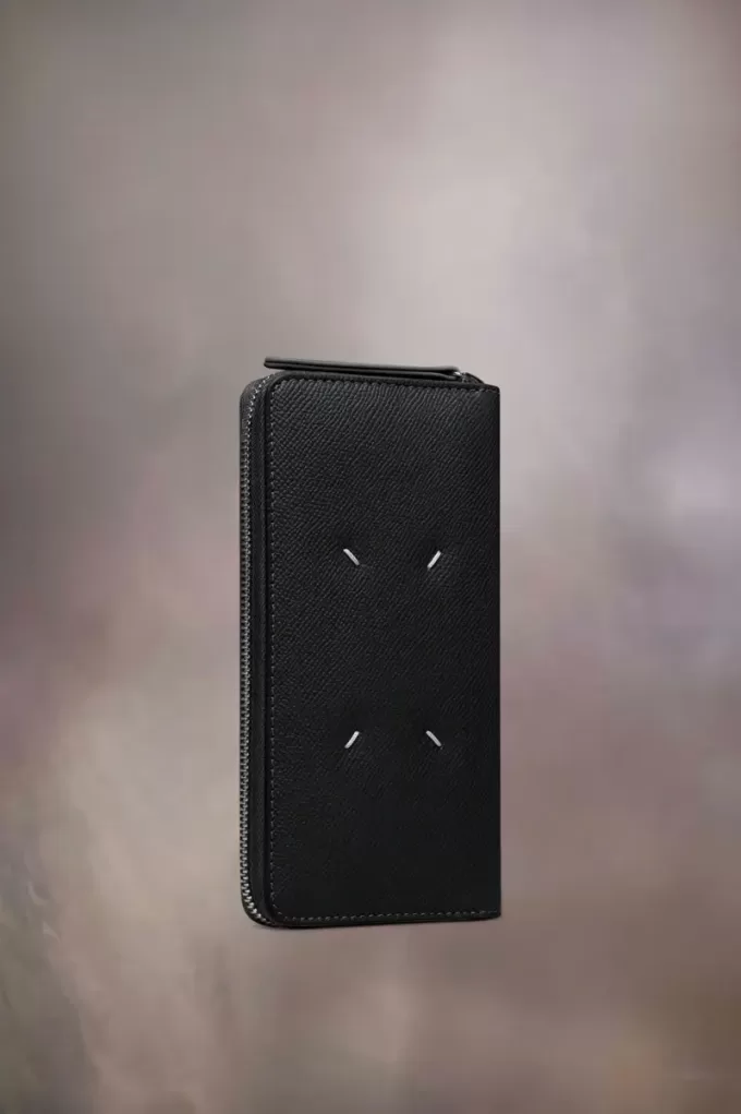 Cartera con cremallera de cuatro puntadas Cartera con cremallera de cuatro puntadas