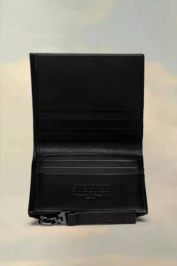 Cartera de cuero plegable Cartera de cuero plegable