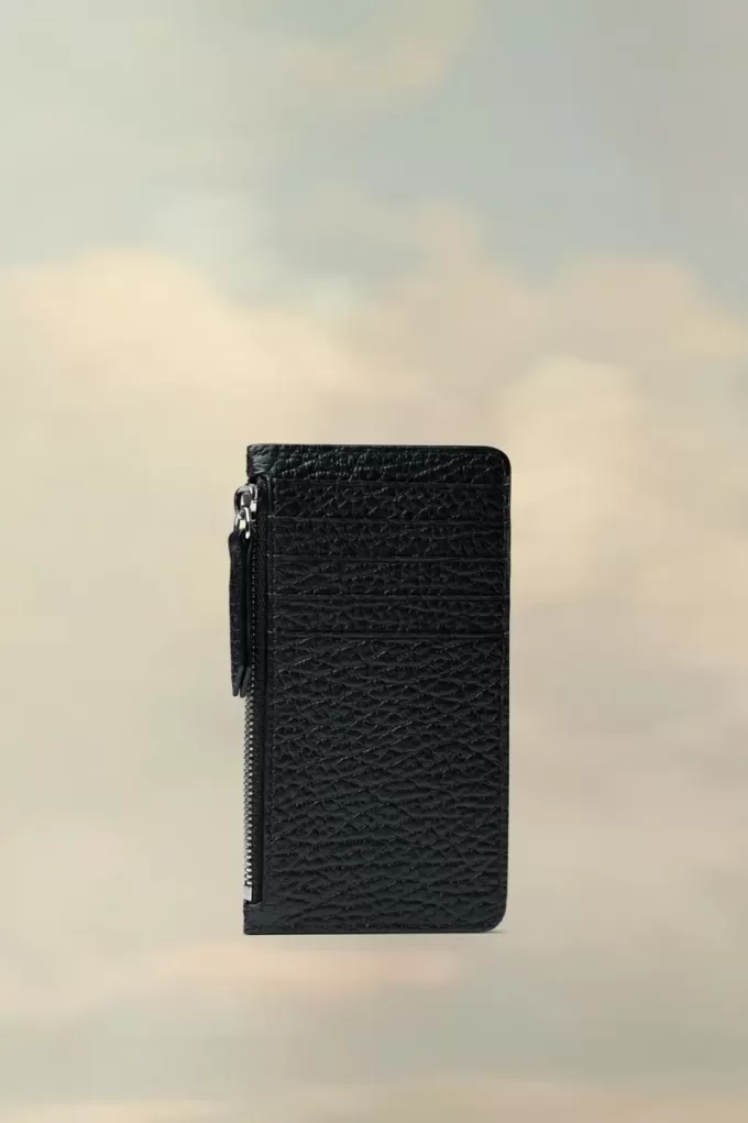 Cartera tarjetero con cuatro puntadas Cartera tarjetero con cuatro puntadas