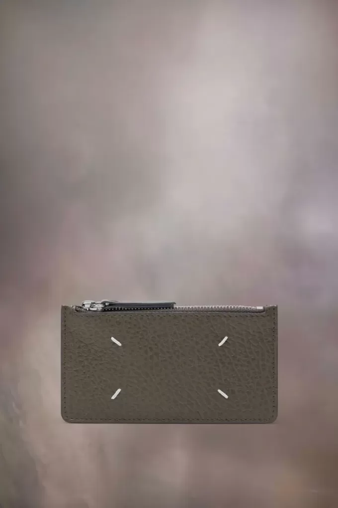 Cartera tarjetero con cuatro puntadas Cartera tarjetero con cuatro puntadas
