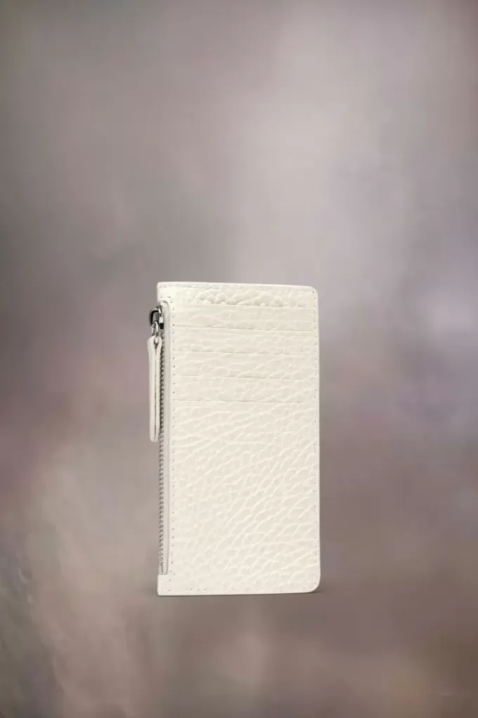 Cartera tarjetero con cuatro puntadas Cartera tarjetero con cuatro puntadas